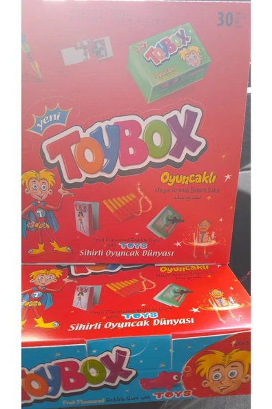 Toybox Oyuncakli Meyve Aromali Sakiz ürün görseli 1