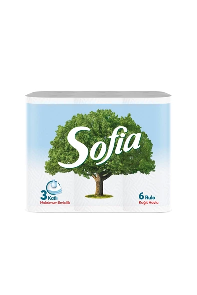 Sofia Sofıa Kağıt Havlu 6 Lı ürün görseli 1
