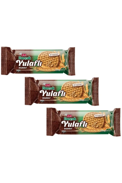 Eti Burçak Yulaflı Bisküvi 125 Gr. X 3 Adet ürün görseli 1