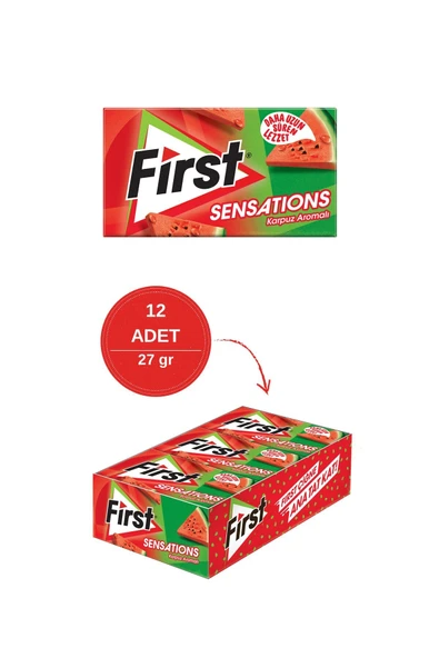 First Sensations Karpuz 27gr - 12 Adet ürün görseli 1