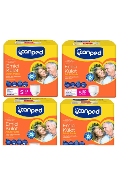 Canped Küçük Boy Hasta Bezi ( M ) 9'lu Emici Külot X 4 Adet ürün görseli 1