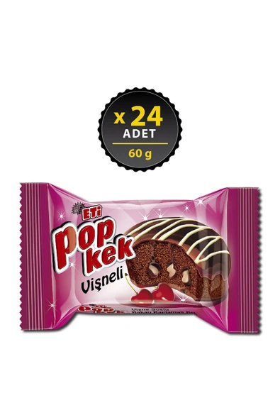 Eti Popkek Vişneli Kek 60 g x 24 Adet ürün görseli 1