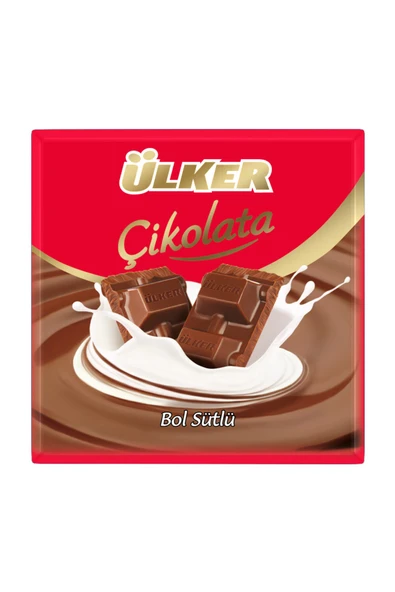 Ülker Ülker Bol Sütlü Kare Çikolata 60 G ürün görseli 1