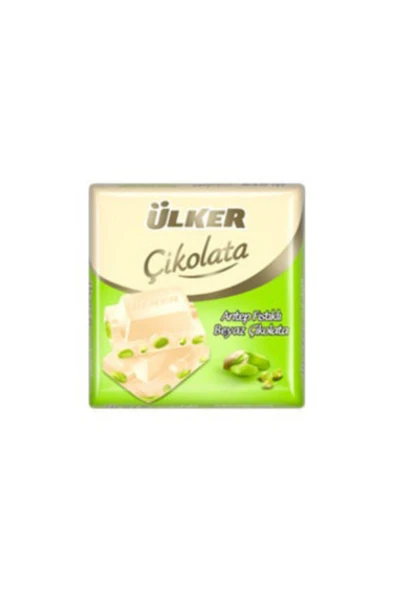 Ülker Antep Fıstıklı Beyaz Kare Çikolata 65g 6 * Adet ürün görseli 1