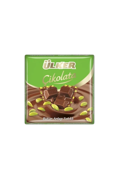Ülker Kare Antep Fıstıklı Çikolata 70 gr 6 adet ürün görseli 1