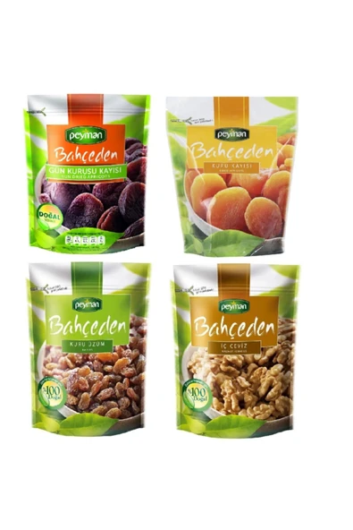 Peyman Bahçeden Kuru Meyve Paketi ( 4 Paket) ürün görseli 1