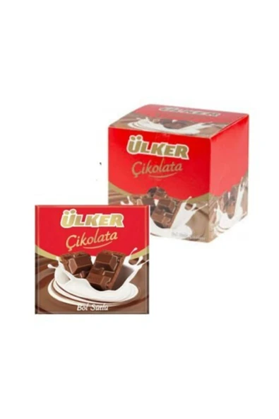 Ülker Kare Bol Sütlü Çikolata (60 Gr 6 Adet) ürün görseli 1