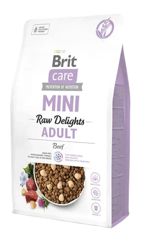 Brit Care Mini Irk Yetişkin Köpekler İçin, Tahılsız, Hipoalerjenik Sığır Etli Kuru Mama 2 kg ürün görseli 1
