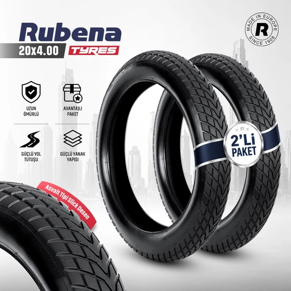 Rubena 20X4.00 Dış Lastik Road 100-406 R29 - 2 li Set ürün görseli 1