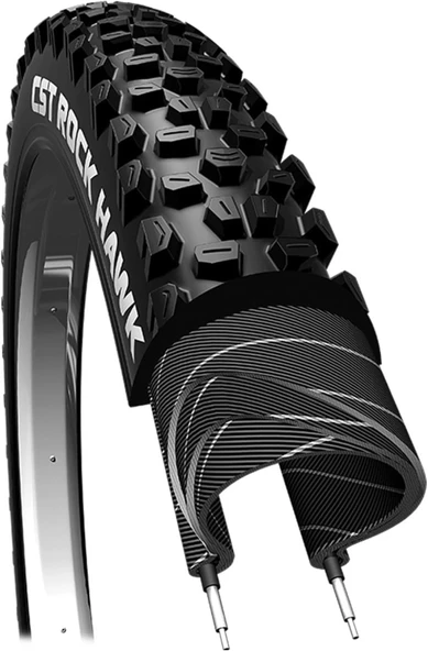 CST Rock Hawk 29x2.40 Dış Lastik C1844 Siyah CSTTB96796100 ürün görseli 1