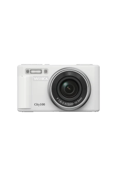 Yashica City 100 Beyaz Dijital Fotoğraf Makinesi ürün görseli 1