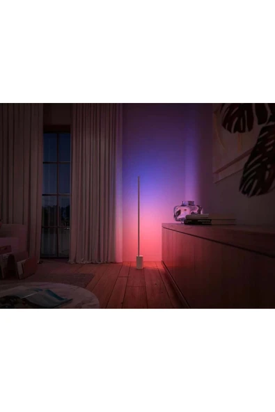 Philips Hue Gradient Signe Zemin Işığı - Beyaz - Resim 5