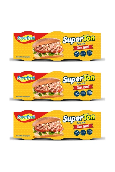 Superfresh Superton Ton Ayçiçekyağlı 75 gr x 9 Adet ürün görseli 1