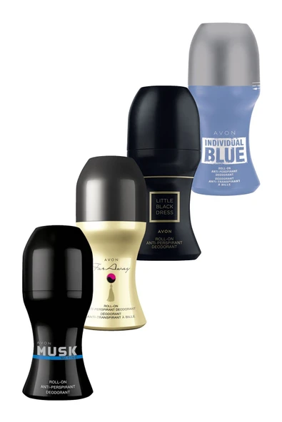 Individual Blue, Musk Marine Erkek Rollon ve Little Black Dress, Far Away Kadın Rollon Paketi ürün görseli 1