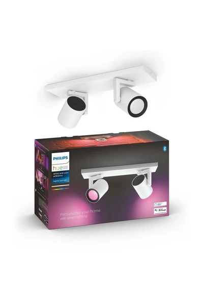 Philips Hue Argenta İkili Spot Lamba 2x4.2W (Beyaz) ürün görseli 1