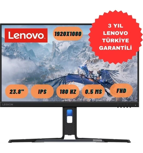 Lenovo Legion R24E 23.8" Fhd IPS 0.5ms 180Hz Gaming Monitör 67CCGAC4TK ürün görseli 1