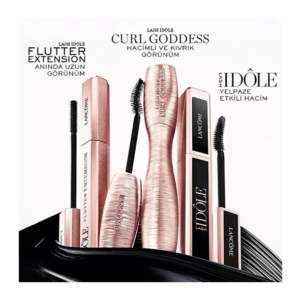 Lancome Lash Idôle Curl Goddess Maskara 01 Divine Black ürün görseli 1