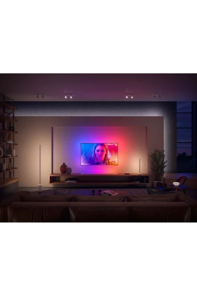 Philips Hue Gradient Signe Zemin Işığı - Beyaz - Resim 3