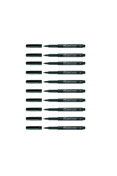 F.C. Multimark 1523 Permanent Asetat Kalemi 0.4 Mm (s) Siyah 10'lu Paket ürün görseli 1