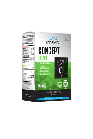 Zade Vital Concept Shape 60 Kapsül - Resim 2