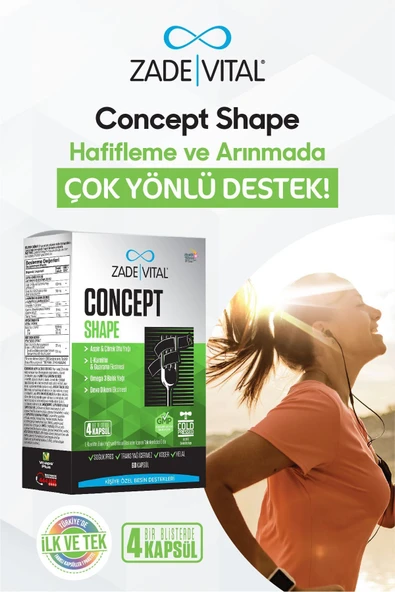 Zade Vital Concept Shape 60 Kapsül - Resim 7