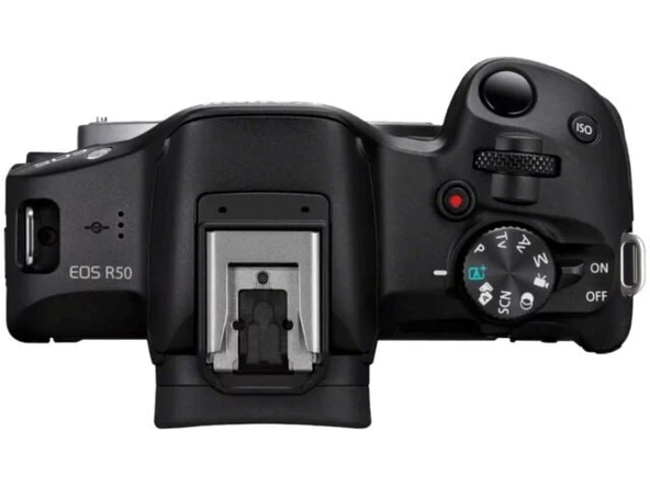 Canon EOS R50 + RF-S 18-45 + RF 75-300mm Double Lens Kit ürün görseli 1