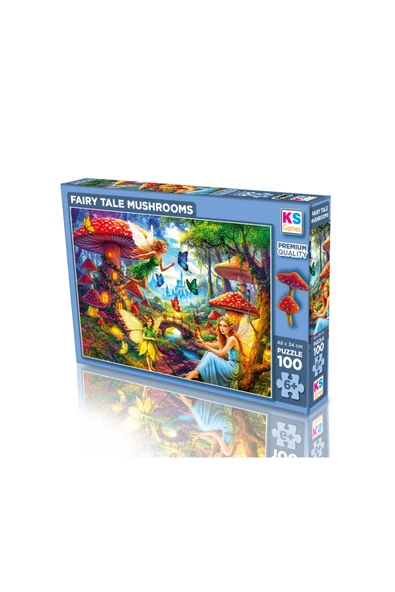 Fairy Tale Mushrooms 100 Parça ürün görseli 1