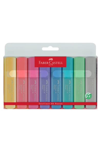 Pastel Renk Fosforlu Kalem Seti,8'li, Su Bazlı, Ergonomik Tasarım, Canlı ve Parlak Renkler ürün görseli 1