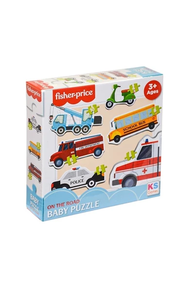 Fisher Price Baby Puzzle On The Road 13414 ürün görseli 1