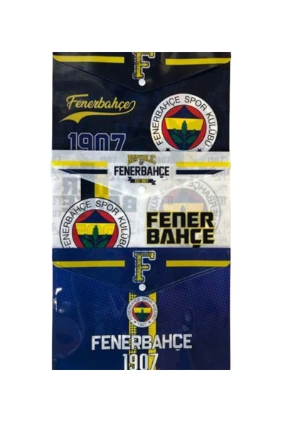 Taraftar Çıtçıtlı Zarf Dosya 3 Adet ürün görseli 1