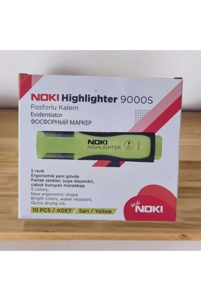 NOKİ Highligter 9000S Fosforlu Kalem ürün görseli 1
