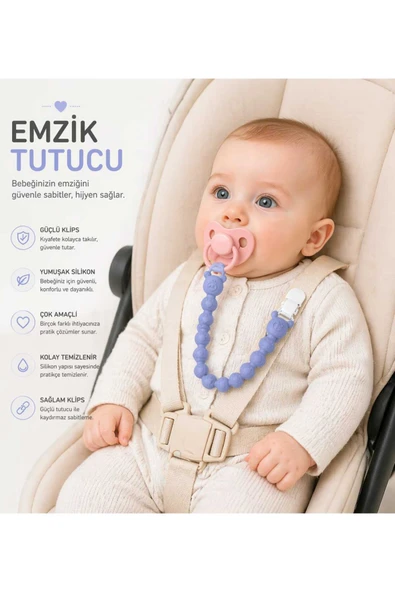 ERMA HOME Emzik Askısı Ve Zinciri (Mavi ) ürün görseli 1