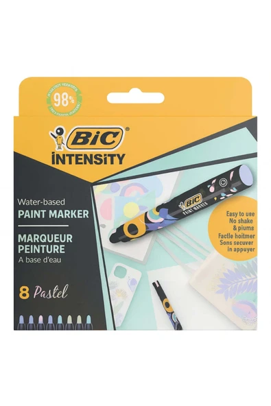 İntensity Paint Marker Kalem 8 Renk Pastel Tonlar 527429 ürün görseli 1