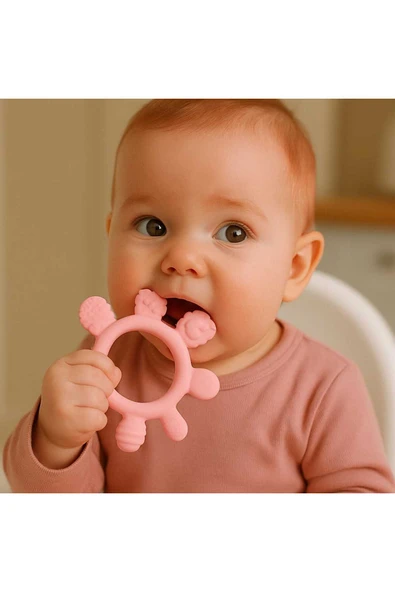 ermaslicon bebek diş kaşıyıcı parmak model bebek dişlik ürün görseli 1