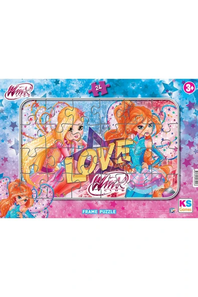 Ks frame puzzle Winx 24 prç.WİNX-704 ürün görseli 1