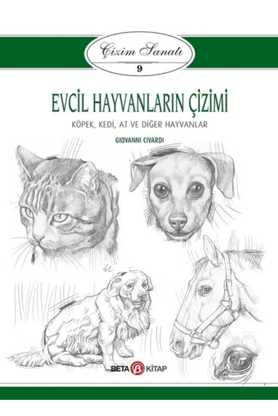 Çizim Sanatı Serisi 9 - Evcil Hayvanların Çizimi ürün görseli 1