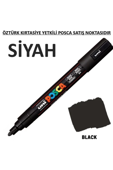 Siyah Marker Kalem Pc-5m (1.8-2.5 mm) ürün görseli 1
