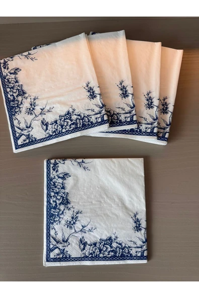 SUNA K 2 Paket Kağıt Sunumlu Desenli Peçete ürün görseli 1