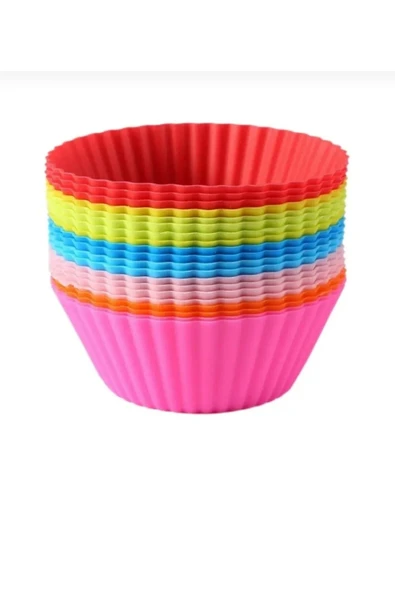 ermaslicon Silikon Mini Kek kalıpları 18 Adet Muffin & Cupcake ürün görseli 1