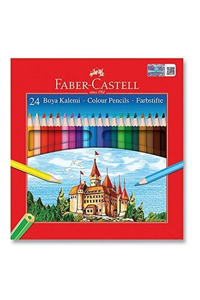 Faber-castell 5171116324 Karton Kutu Boya Kalemi, 24 Renk ürün görseli 1