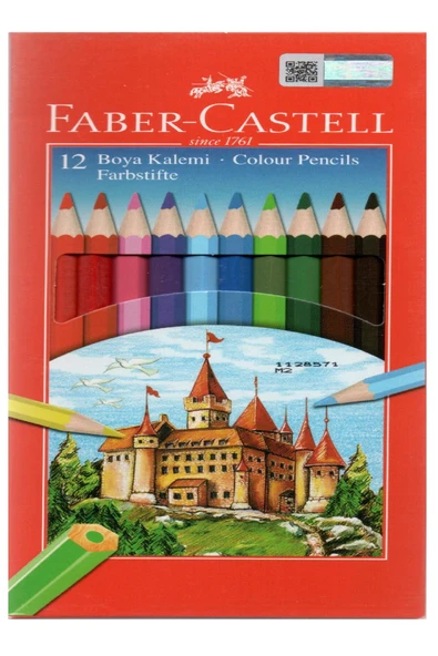 Faber-Castell 12 ' li Kuru Boya ürün görseli 1
