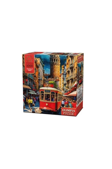OLİMPİA DREAMİNG OF TAKSİM 1000 PARÇA PUZZLE ürün görseli 1