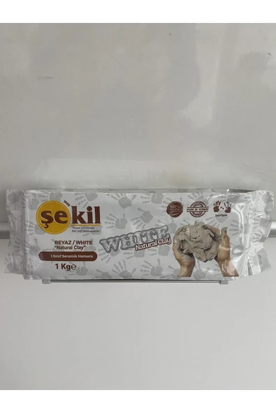 Kil Hamuru Beyaz 1000 Gr. ürün görseli 1
