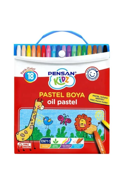 Kidz Pastel Boya Çantalı 18 Renk 98121 ürün görseli 1