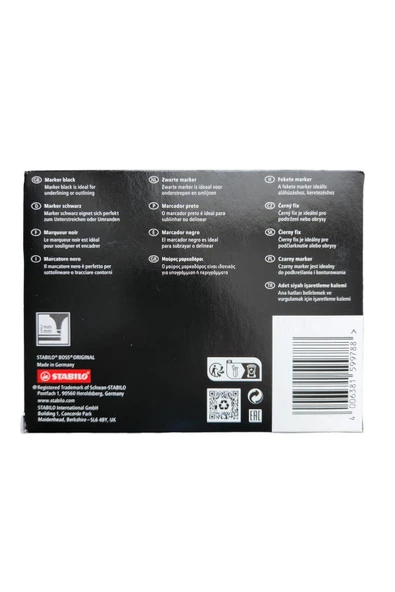 Boss Original Marker Siyah 10 Adet - Resim 2