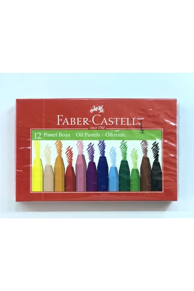 12 Li Karton Kutu Pastel Boya ürün görseli 1