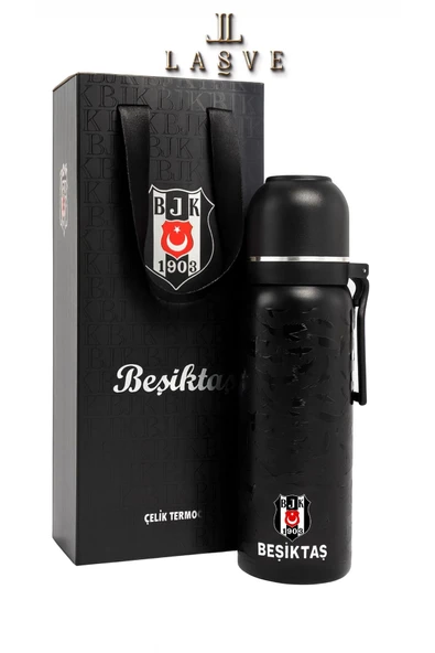 LİSANSLI 650ML YENİ SEZON ÇELİK TERMOS BARDAKLI ÖZEL KUTULU ürün görseli 1