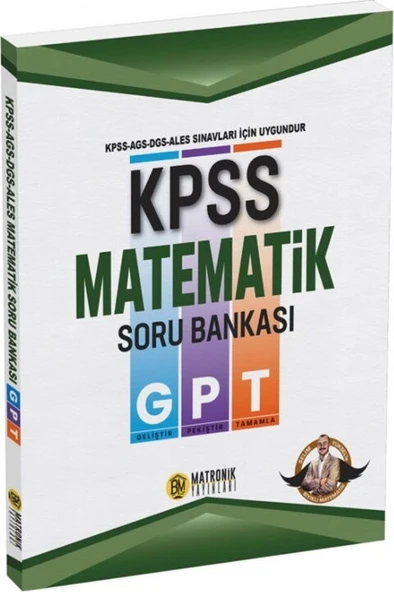KPSS GPT Matematik Soru Bankası Bıyıklı Matematik ürün görseli 1