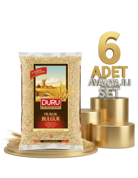 Duru Pilavlık Bulgur 6x1 Kg ürün görseli 1