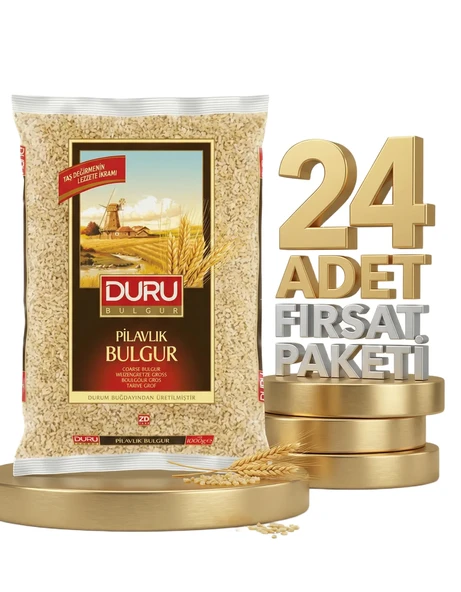 Duru Pilavlık Bulgur 24x1 Kg - Resim 2